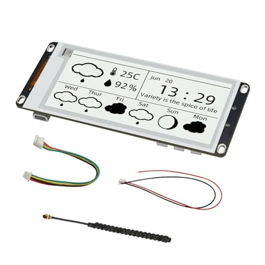 ESP32-S3R8 LoRa E-Ink Display,QIQIAZI 2.13 Zoll Vision Master E290 LoRa ESP32 Entwicklungsboard,Eink Display Modul Kompatibel mit Arduino, Micpython, Meshtastic,Raspberry PI (868 MHz)