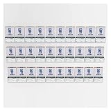 Supermarkt Zigarettenständer, Transparente Acrylbox Zigarettenhalter Mit Kartenschlitz für Convenience Stores, Tabak- Und Alkoholgeschäfte, Kaufhäuser ( Farbe : Clear-30pcs , Größe : 5.7x1.8x3.5cm )