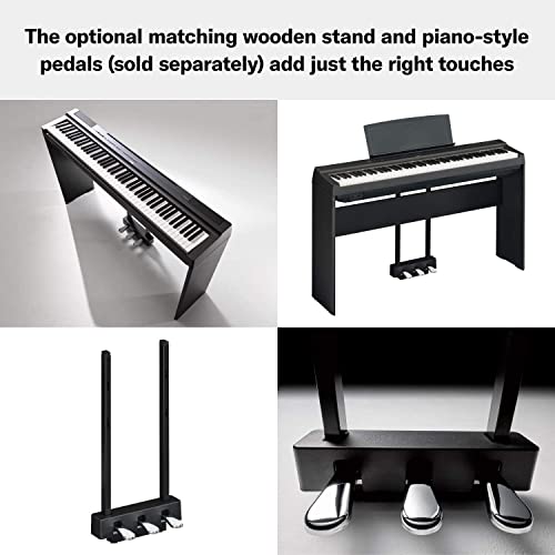 Yamaha P125A, 88-Key Weighted Action Digital Piano With Power Supply And Sustain Pedal, Black (P125Ab) #TOP5