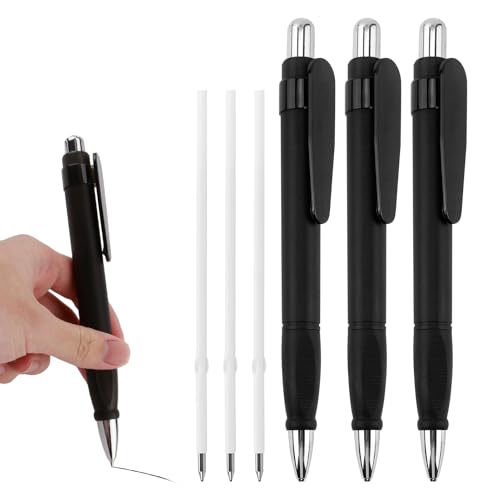teashow 3Pcs Extra Large Ballpoint Pens, Easy Grip Jumbo Chunky Pen for Arthritis Hands Black Ink Fat Pens Enhanced Writing Stability for Elderly Office School Writing