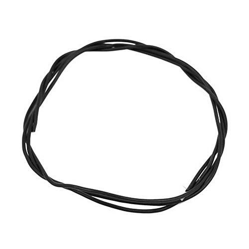 1.5Ft 30AWG Black Gauge Flexible Stranded Copper Cable Silicone Wire for RC by Ucland