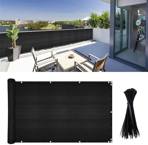 Amazon.com : HUXNTN Shade Cloth Sun Shade Sail Balcony Privacy Screen ...