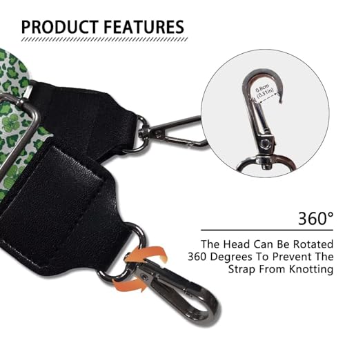Image of Halloween Handbag Strap Canvas Purse Strap Colorful Bat Black Shoulder Strap Multicolor Bats Replacement Strap