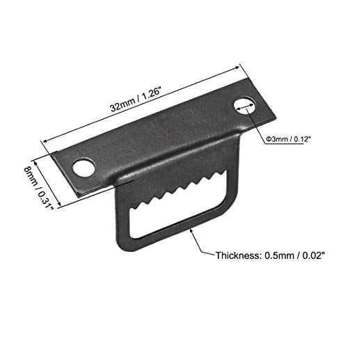 Image of uxcell Picture Hangers, 1 1 /4 Inch L Shape Double Hole with Screws for Frame Hanging, 50 Pcs