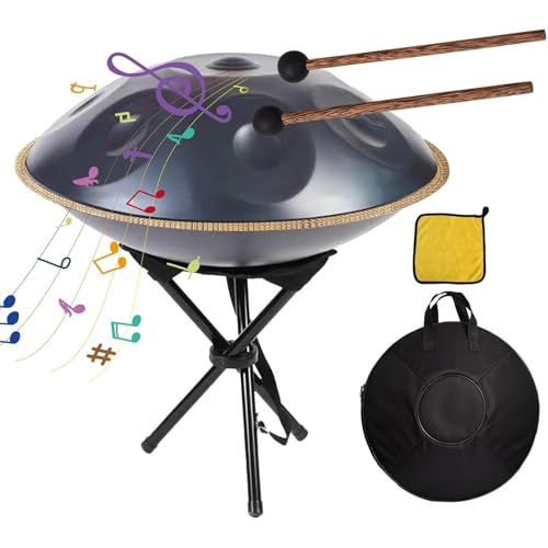 Handpan Drum 22 pulgadas D menor 10 tonos percusión