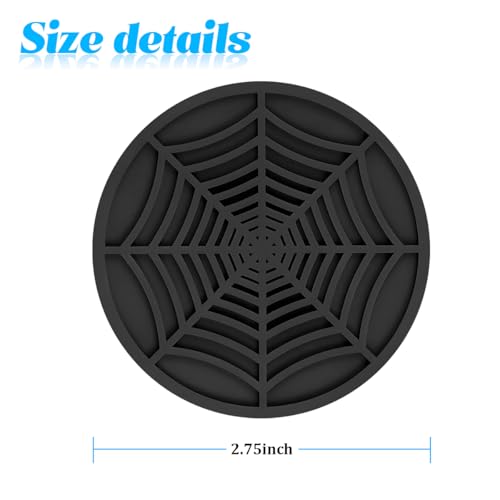 Juego de 4 Posavasos para Auto SWPHRT Negro miniatura 2