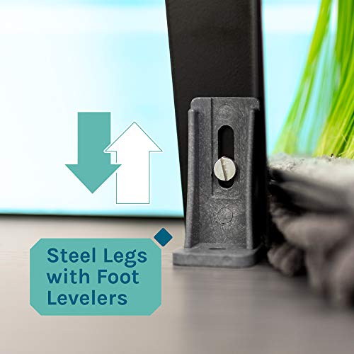 Grey Space Saver Utility Sink By Js Jackson Supplies, Freestanding Tehila Space Saving Laundry Tub, Black Metal Legs With P-Trap Kit #TOP7