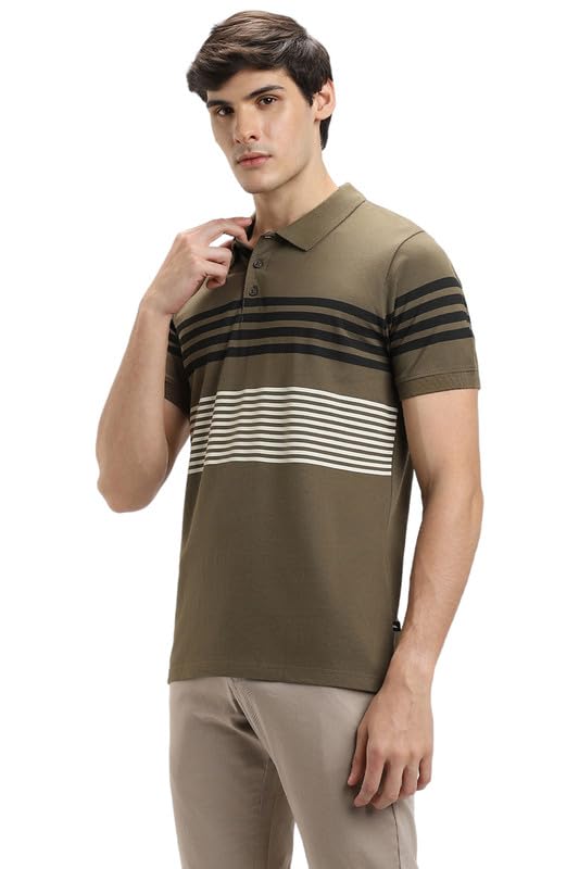 Image of Dennis Lingo Men Cotton Slim Fit Polo Half Sleeve T-Shirt