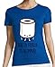tostadora T-Shirt a Manica Corta Che La Forza Sia con Te (in Spagnolo) da Donna - Blu Reale XL - RIF. 1487311-P
