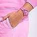 GUESS Pink Triangle Silicone Analog Watch