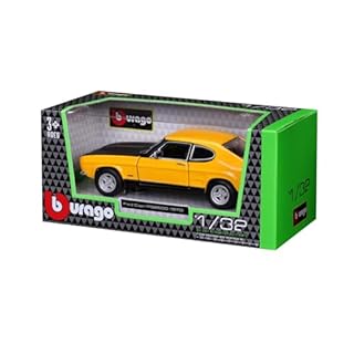 Bburago 1970 Ford Capri RS2600 Super Car - 1:32 Scale - Incredibly Detailed Die-Cast Replica Collectible Vehicle Model, Multiple Colours