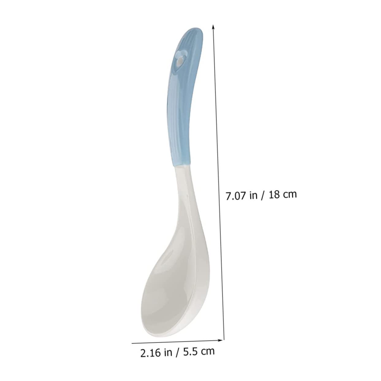 GLEAVI 6piezas Cucharas Soperas De Cerámica Cucharas Portátiles Para Gachas De Avena Vajilla De Cerámica Hogar Pequeñas Reutilizables Para Cocina