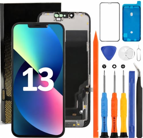For iPhone 13 Screen Replacement For iPhone 13 LCD Screen Replacement A2633 LCD Display A2482 Touch Digitizer Assembly A2631 A2634 A2635 (Incell Not Original)