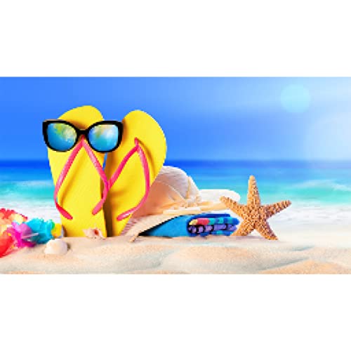 Art moderne plage paysage peinture decoration salon pour habiller un grand mur