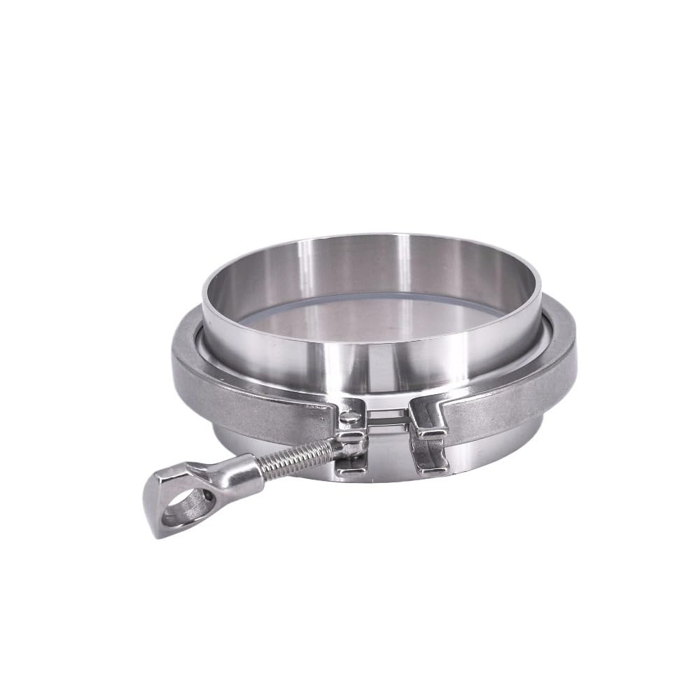 14" Tri-Clamp x 356 mm Rohr-AD x K380 mm Edelstahl Sanitär 2 Stück SS304 Schweißhülsen + 1 Stück SS304 Klemme + 1 Stück Dichtung