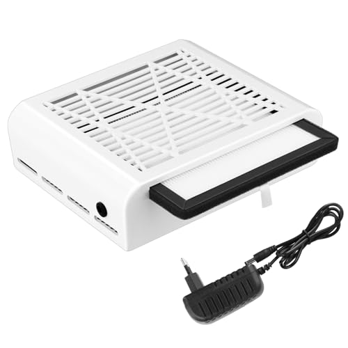 QWORK® 40W Aspirador Uñas Profesional con Filtro...