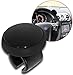 Zento Deals Black Silicone Steering Wheel Spinner- ABS Material for Comfortable Grip-Safe Handle and Convenient Driving Steering Wheel Knob Quality