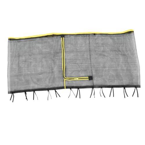 BRIGHTFUFU Trampoline Safety Nets Round Trampoline Netting with Zipper Closure Replacement for 6-Pole Enclosure