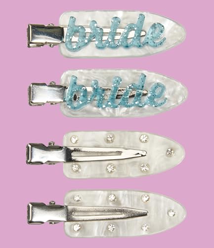 Funky Junque Bride �w�A�N���b�v ? 4�Z�b�g�A�܂�ڂȂ��u���C�_���w�A�A�N�Z�T���[ �u���[�X�N���v�g&���C���X�g�[���t�� �Ɛg�A�������̓��A���C�N�A�b�v�A���e�����p - �ԉ� - ���C�g�u���[
