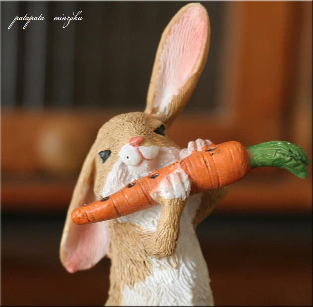 Amazon.co.jp: ラビット ニンジン キャロット フルート オブジェ