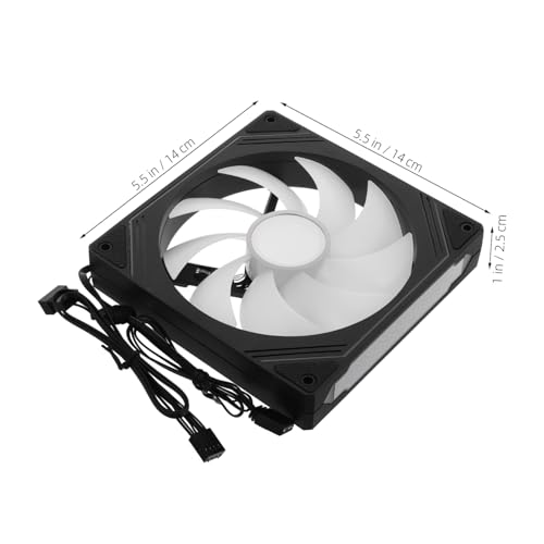 Ventilador de escritorio para PC con espejo e iluminación en zona de juegos 2