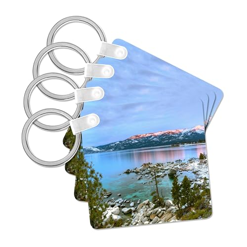 3dRose, USA, California, Lake Tahoe. Lake overview at sunrise., set