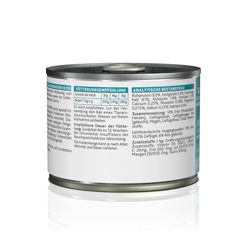 Kattovit Feline Diet Gastro Ente 12x185g