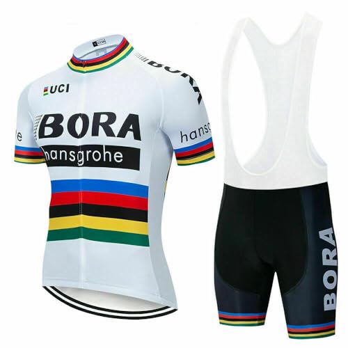 assocauicy Traje de Ciclismo Hombre con Pantalones Cortos Acolchados 3D y Camiseta Transpirable Ropa Deportiva Verano Alta Transpirabilidad