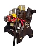 FWT Porta Temperos Diversos Tamanhos em Madeira Giratório (12 Potes)