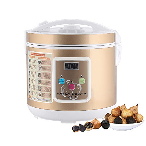 MOOACE Black Garlic Fermenter, Full Automatic Garlics Maker Intelligent Garlic Cooker, 5L, Gold