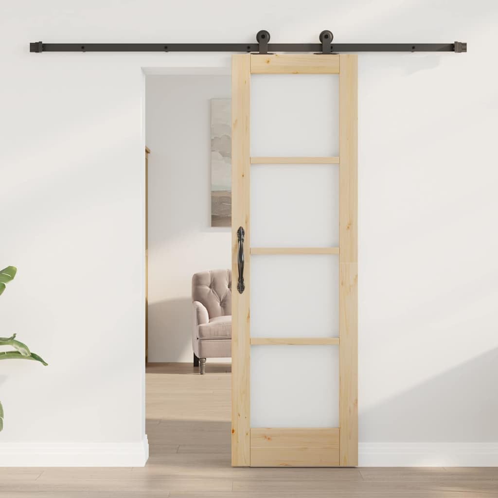 Porta scorrevole Orkdal naturale, 61 x 198,5 cm, in legno