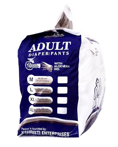Gulls Personal Care Adult Diaper Pants (Pack of 10) – High-Absorbency, Leak-Proof, Soft & Breathable Disposable Incontinence Diapers for Men & Women (XL) 2 41yyLBff7 L