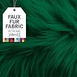 QUALITY FAUX FUR FABRIC: Sold by the Yard in Individual Pieces: Each Order Custom Cut - Perfect for Crafting & Sewing Projects - Choose Quantity & Receive Separate Pieces of Fur Fabric LUXURIOUS 2" - 2.5" PILE LENGHT FAUX FUR FABRIC: Indulge in Softn...