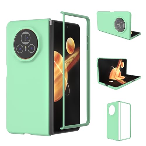 Honor Magic V3 �P�[�X�AHonor Magic V3 �P�[�X�p�X�������^�ی�A���h�~�J�o�[�A�n�[�h PC �d�b�P�[�X�t��(Light Green)