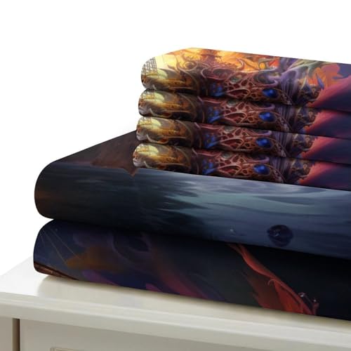 Housse de couette avec fermeture éclair parure de lit super king size