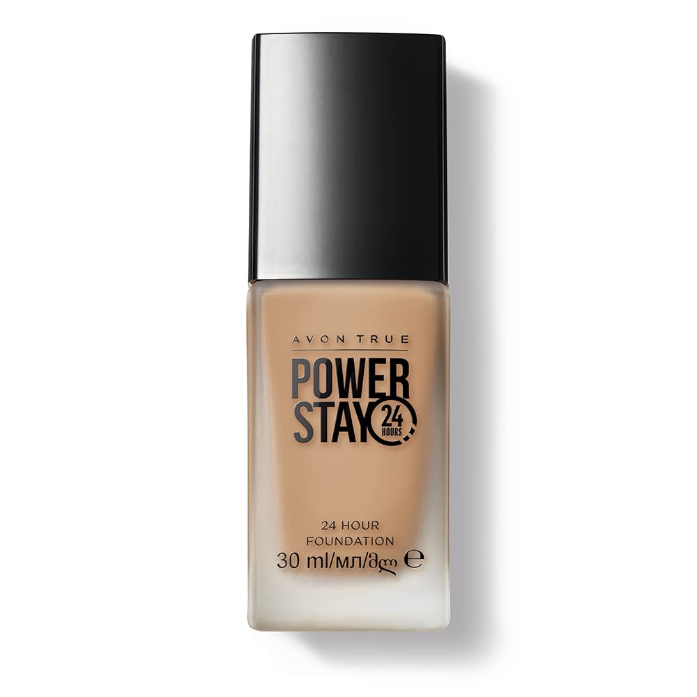 Avon Power Stay 24-Hour Foundation Warm Ivory, Lasting Comfortable Coverage That Won't Fade Or Smudge, 30ml