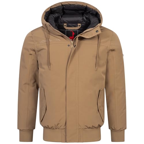 Höhenhorn Alpwall Herren Winter Jacke Gefüttert Sand Gr. M