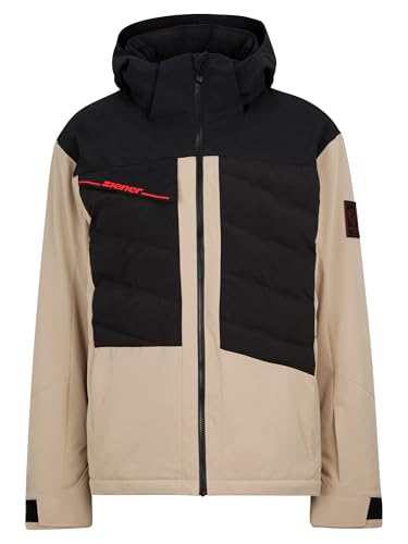 Ziener Herren TIDAL-Z Ski-Jacke/Snowboard-Jacke | atmungsaktiv, wasserdicht, sandstone, 54
