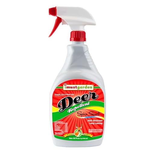 I Must Garden Deer Repellent: Spice Scent Deer Spray for Gardens & Plants – Natural Ingredients – 32oz Ready to Use