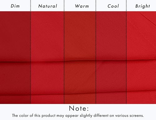 Ruvanti Cloth Napkins Set of 6, 100% Cotton High GSM 18x18 Inches Soft, Washable, Highly Durable & Absorbent, Perfect for Parties, Christmas, Thanksgiving Dinners – Flame Scarlet by RUVANTI - Used condition - Image 8