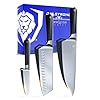 Dalstrong-3pc-Knife-Set-Vanquish-Series-Forged-High-Carbon-German-Steel-Black-Handle-Giftable-Chef-Knife-Santoku-and-Paring-Razor-Sharp-Kitchen-Set-NSF-Certified Dalstrong 3pc Knife Set - Vanquish Series - Forged High Carbon German Steel - Black Handle - Giftable Chef Knife, Santoku and Paring - Razor Sharp Kitchen Set - NSF Certified