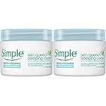 Simple Water Boost Skin Quench Sleeping Cream, 1.7 Ounce (Pack of 2)