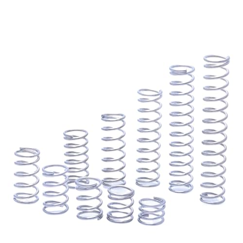10Pcs Wire Dia 0.2mm 0.3mm 0.4mm Compression Springs Stainless Small Pressure Spring (10,0.2mm-6.0mm-30mm)