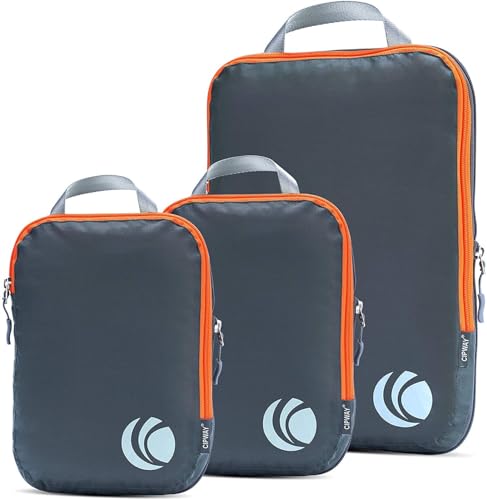 Cipway Compression Packing Cubes, 3 Set Compressible Packing...