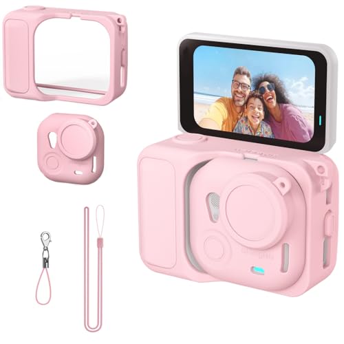 Insta360 Go Ultra Ή یP[X Zbg VRJo[*2/h~Xgbv/lbNXgbv (Pink)