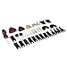 Oscillating Tool Blades Kit, Carbon Steel Multitool Saw Blades for Metal and Wood, Accessories with Multiple Blades for Various Cutting Jobs