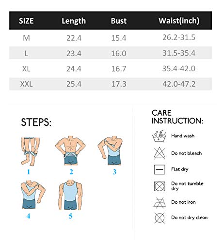 Dolovey Men Body Shaper Vest Tummy Control Tank Top Compression Waist Slimming Shirts #TOP6