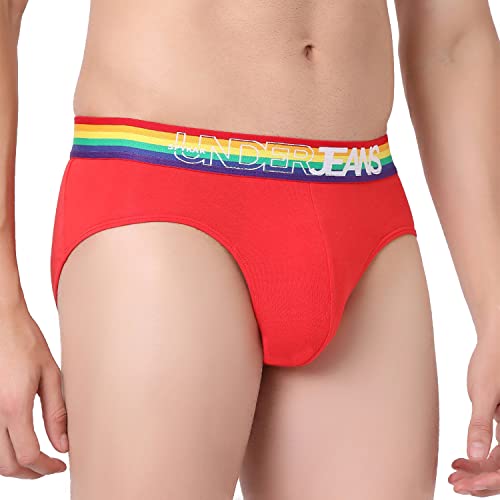 Image of Underjeans Men Cotton Blend Brief