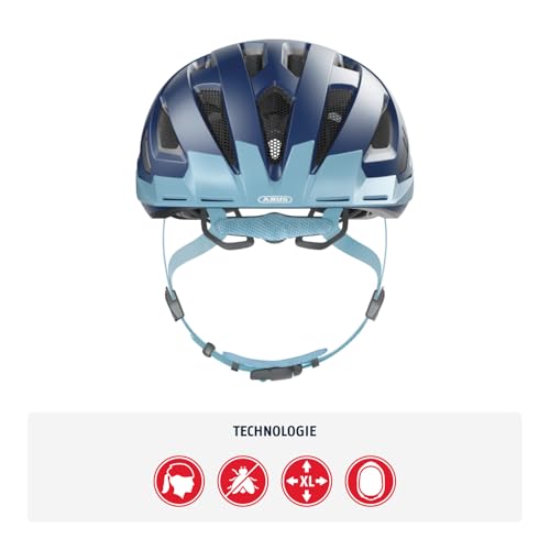 Fahrradhelm mit Licht Abus Stadthelm Urban-I 3.0