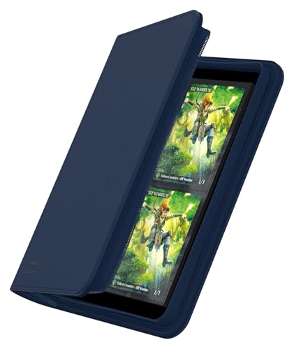 Image of Ultimate Guard Zipfolio 160 - 8 Pocket Xenoskin Dark Blue